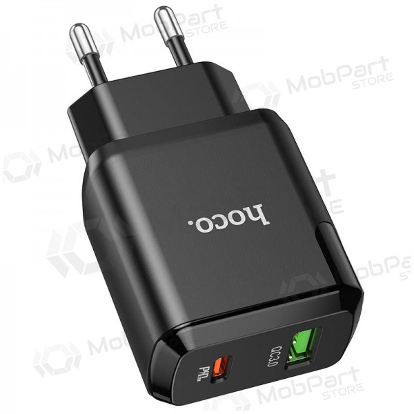 Ladegerät Hoco N5 USB Quick Charge 3.0 + PD 20W (3.1A) (Schwarz)
