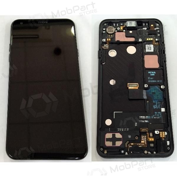 LG Q7 / Q7+ LMQ610 / Q610MA / Q610TA Display (Violett) (mit Rahmen) (service pack) (original)