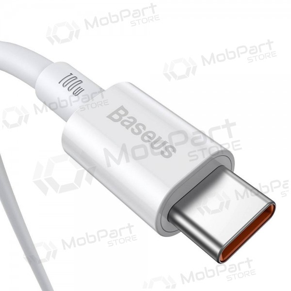 Kabel Baseus Superior Type-C - Type-C 100W 1.0m (Weiß) CATYS-B02
