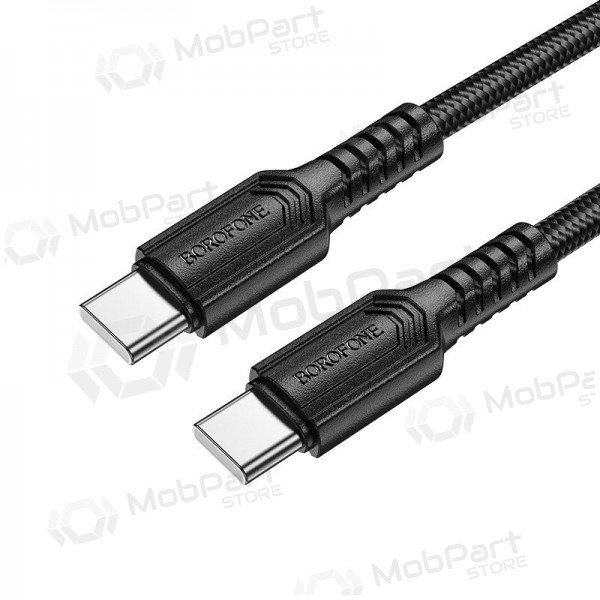 USB-C-Kabel Borofone BX116 USB-C auf USB-C 1 m 60 W schwarz