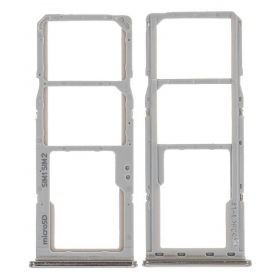 Samsung A705 Galaxy A70 2019 SIM-Kartenhalter Weiß (Silbrig)