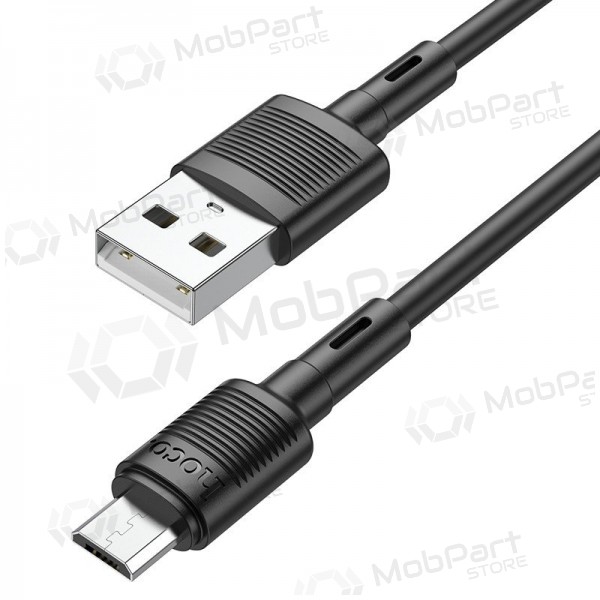 USB Kabel Hoco X83 USB-A to MicroUSB 1.0m Schwarz