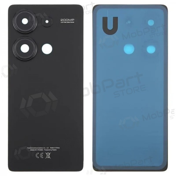 Xiaomi Redmi Note 13 Pro 4G rückseitige abdeckung (schwarz) (original)