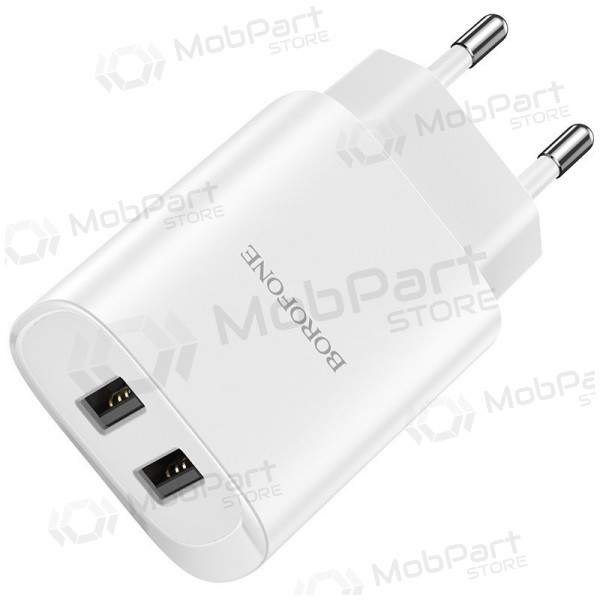 Ladegerät Borofone BN2 2xUSB 2.1A (Weiß)