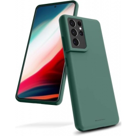 Handyhülle Mercury Silicone Case Samsung A366 A36 5G Schwarz