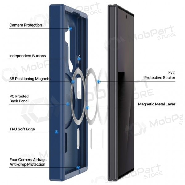 Samsung Galaxy Z Fold8 Ultra hülle -Dux Ducis Yind MagSafe- (schwarz)