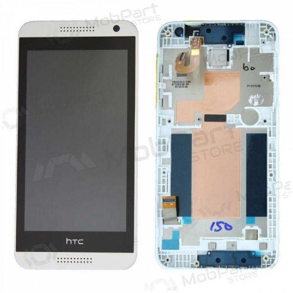 HTC Desire 610 Display (Weiß) (mit Rahmen) (service pack) (original)