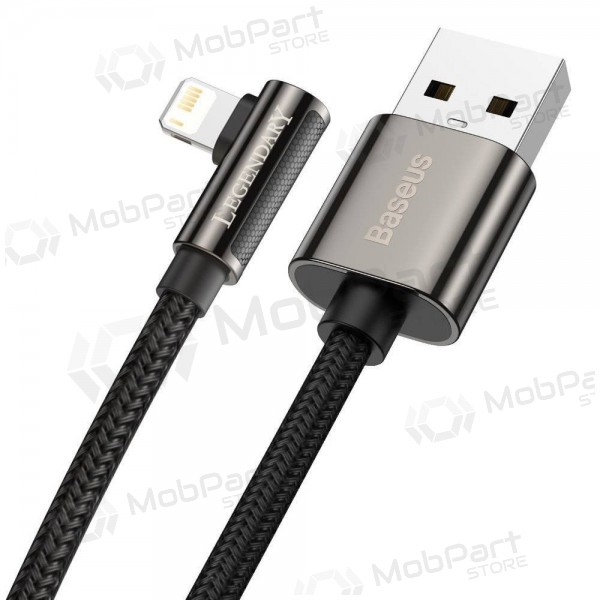 USB Kabel Baseus Legend Lightning 2.4A 1.0m (Schwarz) CALCS-01