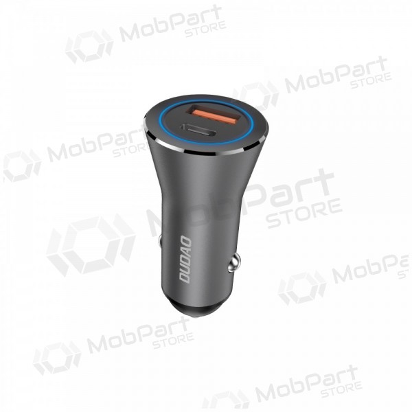 Dudao R4Max 55 W USB-C + USB-A auto-ladegerät, grau