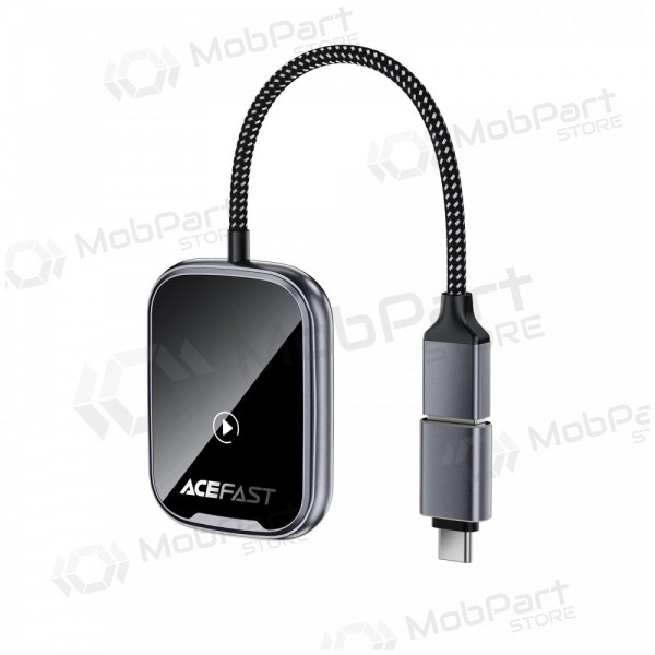 CarPlay Adapter Acefast QC1 kabelloses Android Auto schwarz