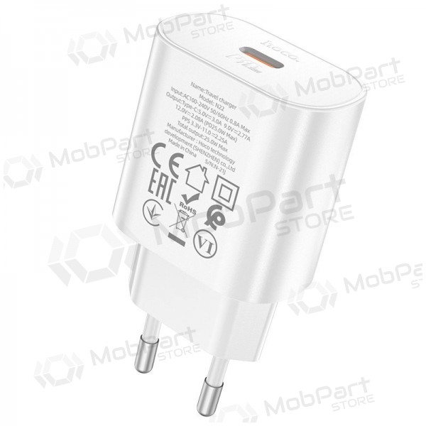 Telefonladegerät Hoco N22 25 W USB-C weiß