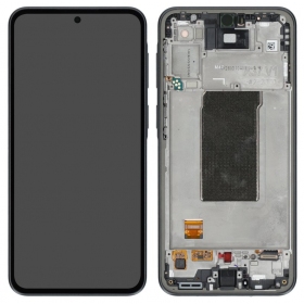 Samsung Galaxy A37 5G display (dunkelgrau) (mit rahmen) (original)