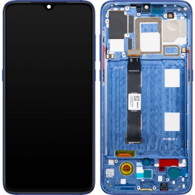 Xiaomi Mi 9 Display (Blau) (mit Rahmen) (original)