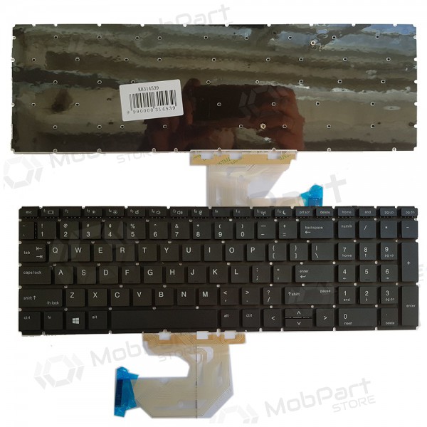 HP ProBook 450 G6, G7, 455 G6, G7, US Tastatur HP ProBook 450 G6, G7, 455 G6, G7, US Tastatur
