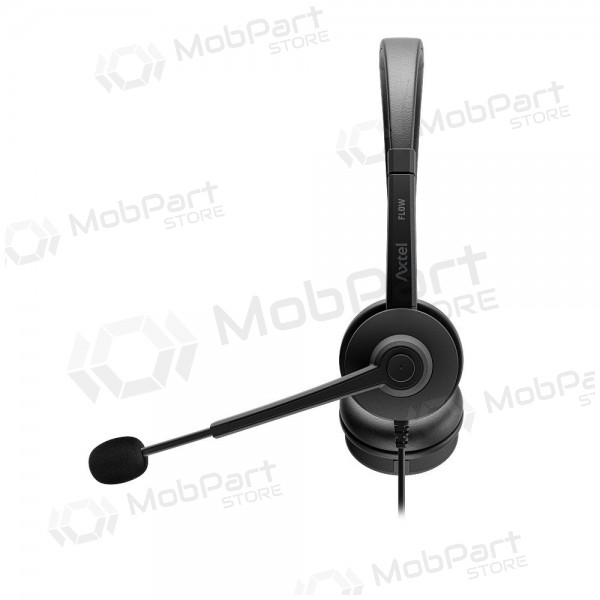 USB-C Kopfhörer Axtel FLOW UC USB-A und USB-C schwarz