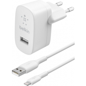 Ladegerät buitinis Belkin Boost Charge USB-A 12W + Lightning Kabel Weiß