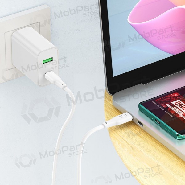 USB-C-Kabel Hoco X93 USB-C auf USB-C 1 m 100 W weiß
