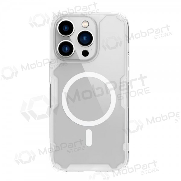 Apple iPhone 14 Pro Max Handyhülle „Nillkin Nature Magnetic“ (Weiß)