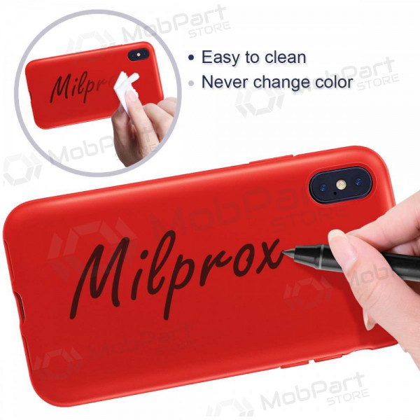 Apple iPhone 13 hülle - Liquid Silicone 1.5mm (rot)