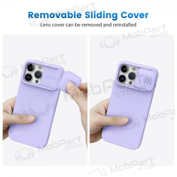 Apple iPhone 14 Plus Handyhülle „Nillkin Silicone“ (šviesiai Violett)