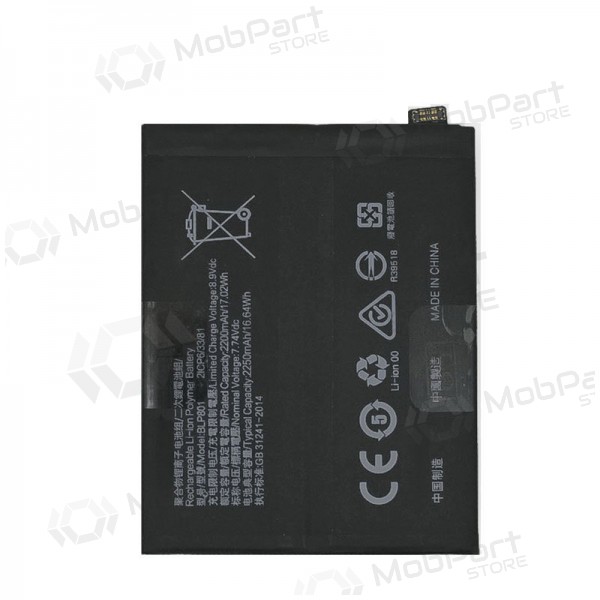 OnePlus 8T (BLP801) Batterie / Akku (2250mAh)