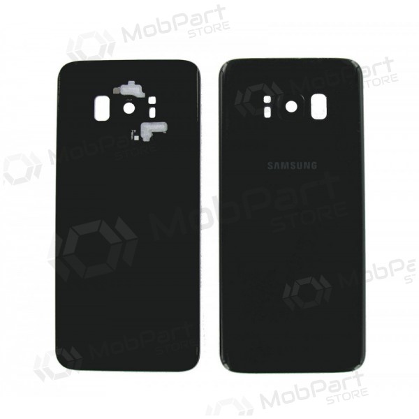 Samsung G955F Galaxy S8 Plus Rückseite Akkudeckel Schwarz (Midnight black) (gebraucht grade B, original)