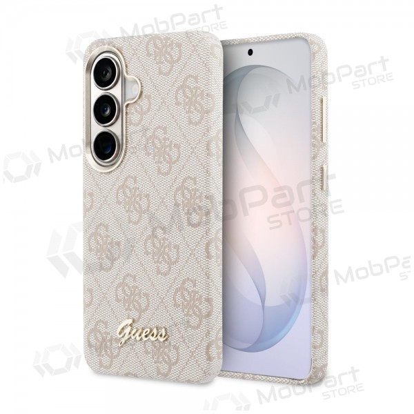Samsung Galaxy S26 hülle - Guess PU 4G Script Metal Logo Magnetic (rosa)