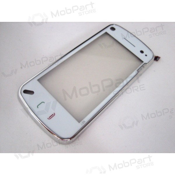 Nokia N97 touchscreen (mit Rahmen) (Weiß)