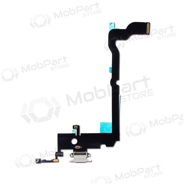Apple iPhone XS Max Ladeanschluss und Mikrofonanschluss (Silbrig) Apple iPhone XS Max Ladeanschluss und Mikrofonanschluss (Silbrig)