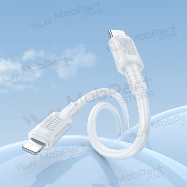 Lightning-Kabel Borofone BX111 USB-C auf Lightning 1 m PD 27 W weiß