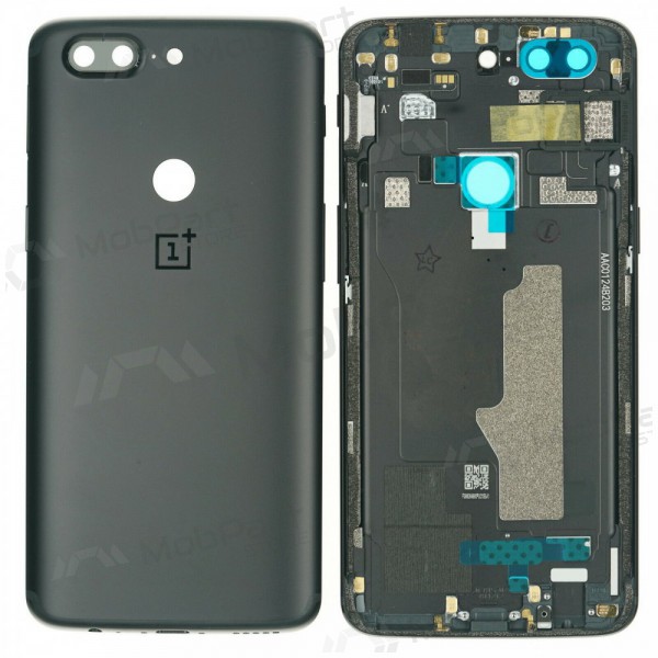 OnePlus 5T Rückseite Akkudeckel Schwarz (Midnight Black) (gebraucht grade A, original)