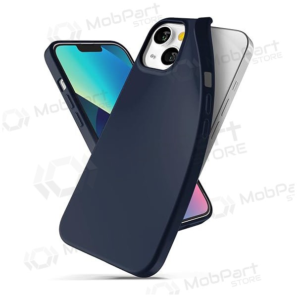 Apple iPhone 14 hülle - Mercury Soft Feeling (dunkelblau)