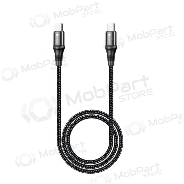 USB-Kabel Hoco X50 Exquisito Type-C - Type-C 100W 1.0m (Schwarz)