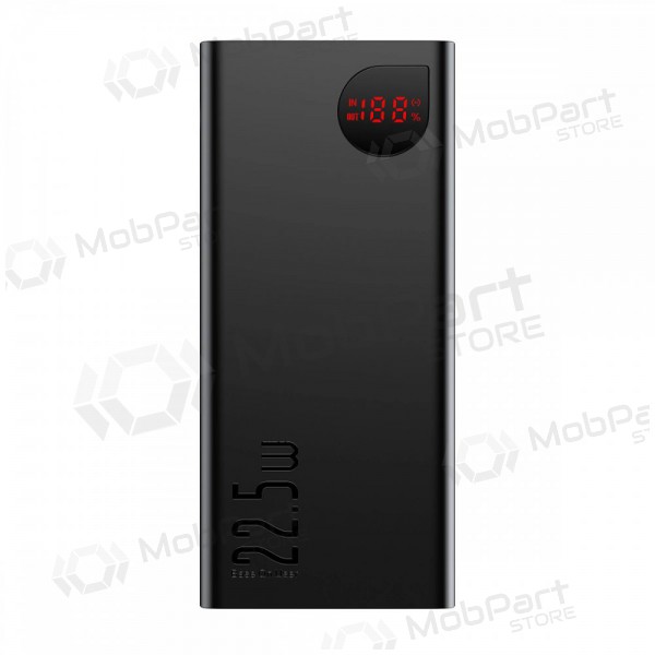 externe Batterie Power Bank Baseus Adaman 22.5W 20000mAh + Type-C 0.3m Schwarz PPAD070101