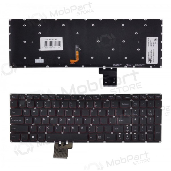LENOVO Erazer: Y50, Y50-70, Y70-70; Ideapad: U530 Tastatur (mit Beleuchtung) LENOVO Erazer: Y50, Y50-70, Y70-70; Ideapad: U530 Tastatur (mit Beleuchtung)