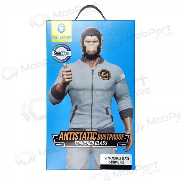 LCD apsauginis stikliukas 5D Mr. Monkey Glass (Strong Lite) Samsung A356 A35 5G/A556 A55 5G Schwarz