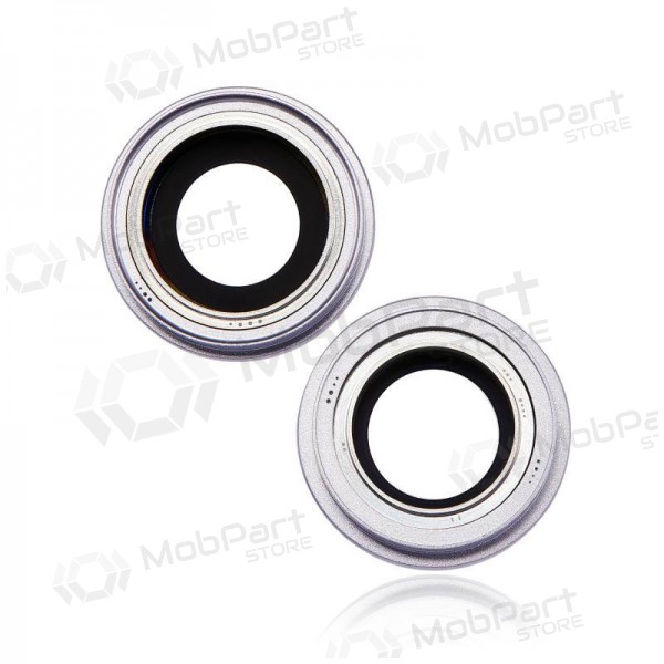 iPhone 14 / 14 Plus Kameraglas (2Stck) (purpurinis) (mit Rahmen)