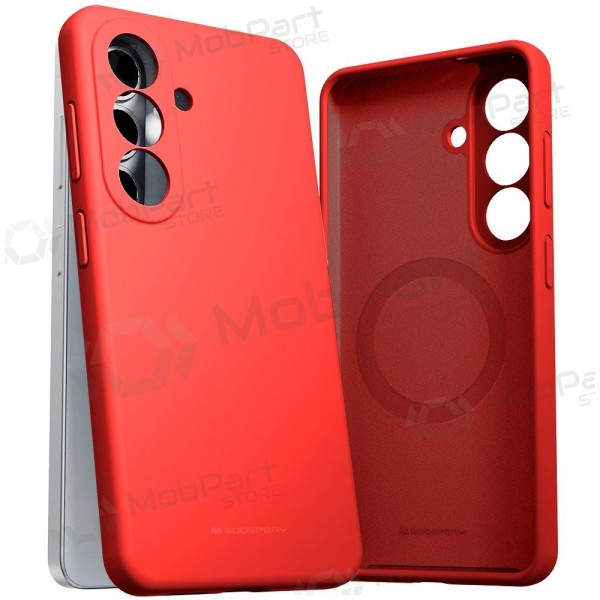 Samsung Galaxy A57 hülle Mercury - Pure Magsafe Silicon Case (rot)
