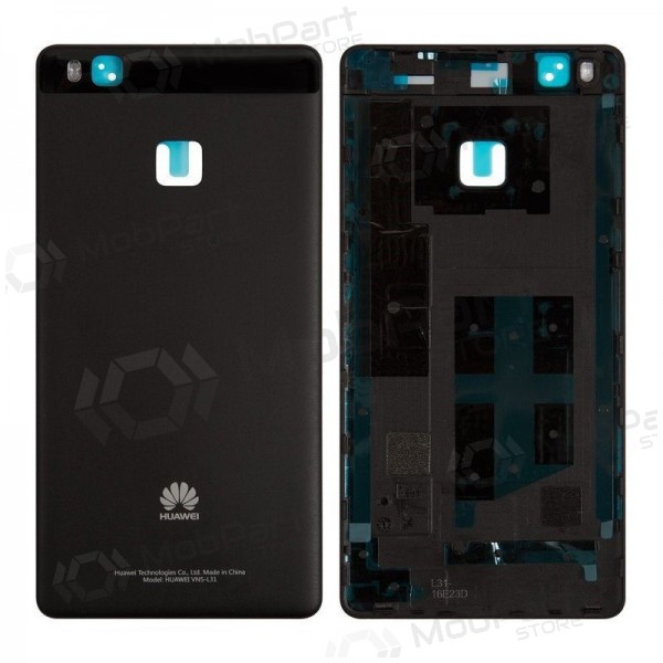 Huawei P9 Lite Rückseite Akkudeckel (Schwarz) (gebraucht grade B, original)
