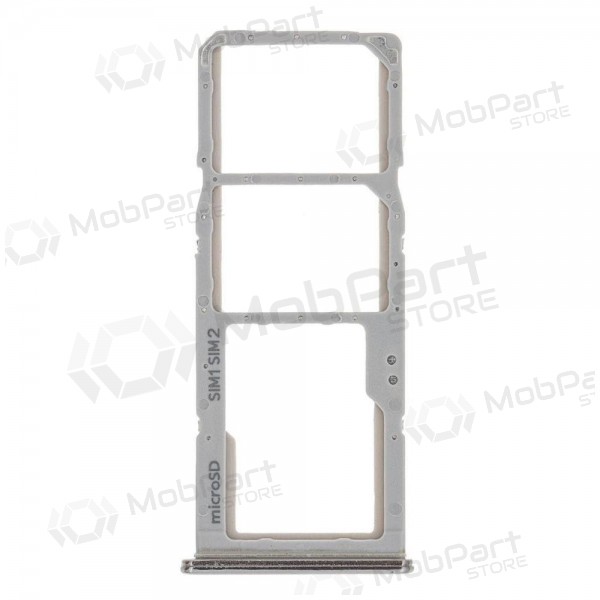 Samsung A705 Galaxy A70 2019 SIM-Kartenhalter Weiß (Silbrig)