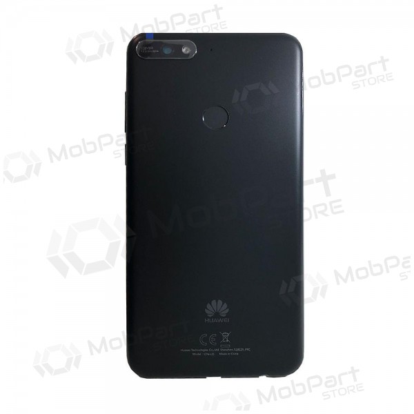 Huawei Y7 Prime 2018 Rückseite Akkudeckel (Schwarz) (gebraucht grade B, original)