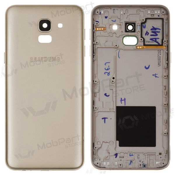 Samsung J600 Galaxy J6 2018 Rückseite Akkudeckel (Golden ) - Premium