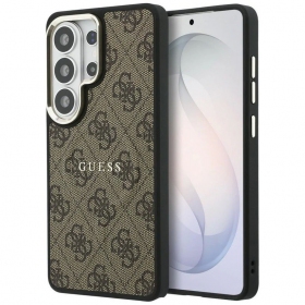 Samsung Galaxy S26 Ultra Hülle - Guess PU Leather 4G Gold Frame Magnetic
