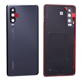 Huawei P30 Rückseite Akkudeckel (Schwarz) (gebraucht grade C, original)