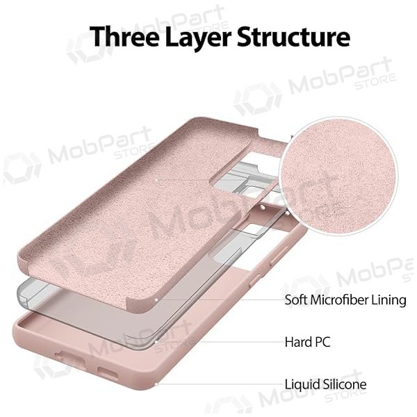 Handyhülle Mercury Silicone Case Samsung A566 A56 5G rosa Sand