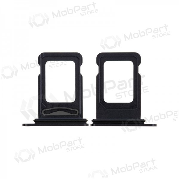 Apple iPhone 12 (Dual) SIM-Kartenhalter (Schwarz)