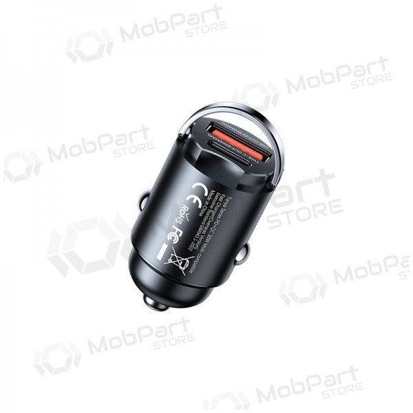Kfz-Ladegerät Remax RCC359 30 W USB-C + USB-A schwarz