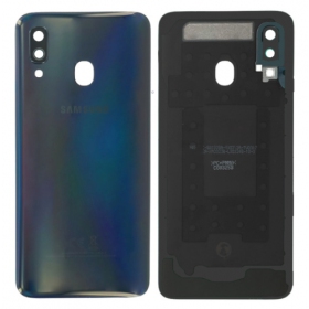 Samsung A405 Galaxy A40 2019 Rückseite Akkudeckel (Schwarz) (gebraucht grade C, original)