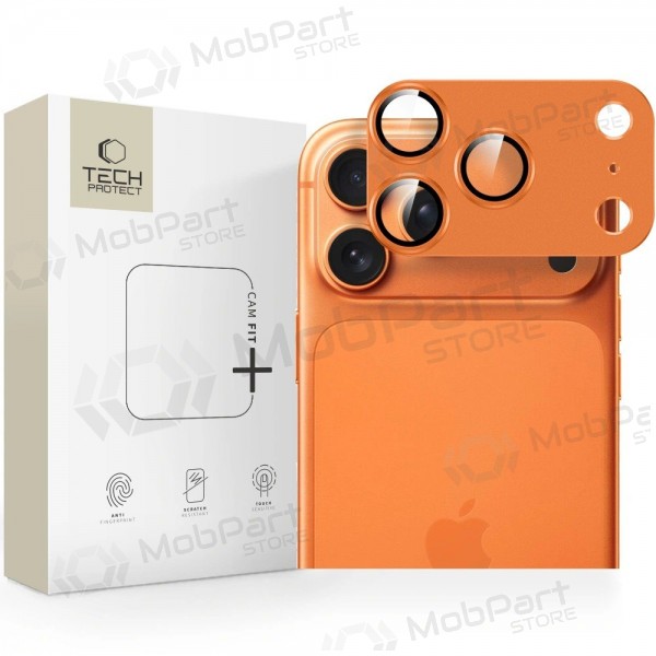 Apple iPhone 17 Pro Max Kameraschutz - Tech-Protect CamFull Fit+ (Cosmic Orange)