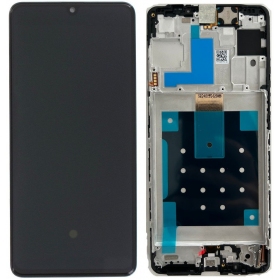 Samsung Galaxy M55 bildschirm (schwarz) (mit rahmen) (OLED)